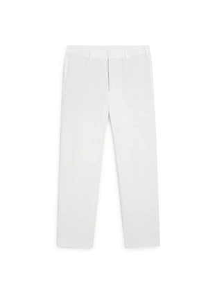 Брюки из льна с зауженным кроем- Заказать в России