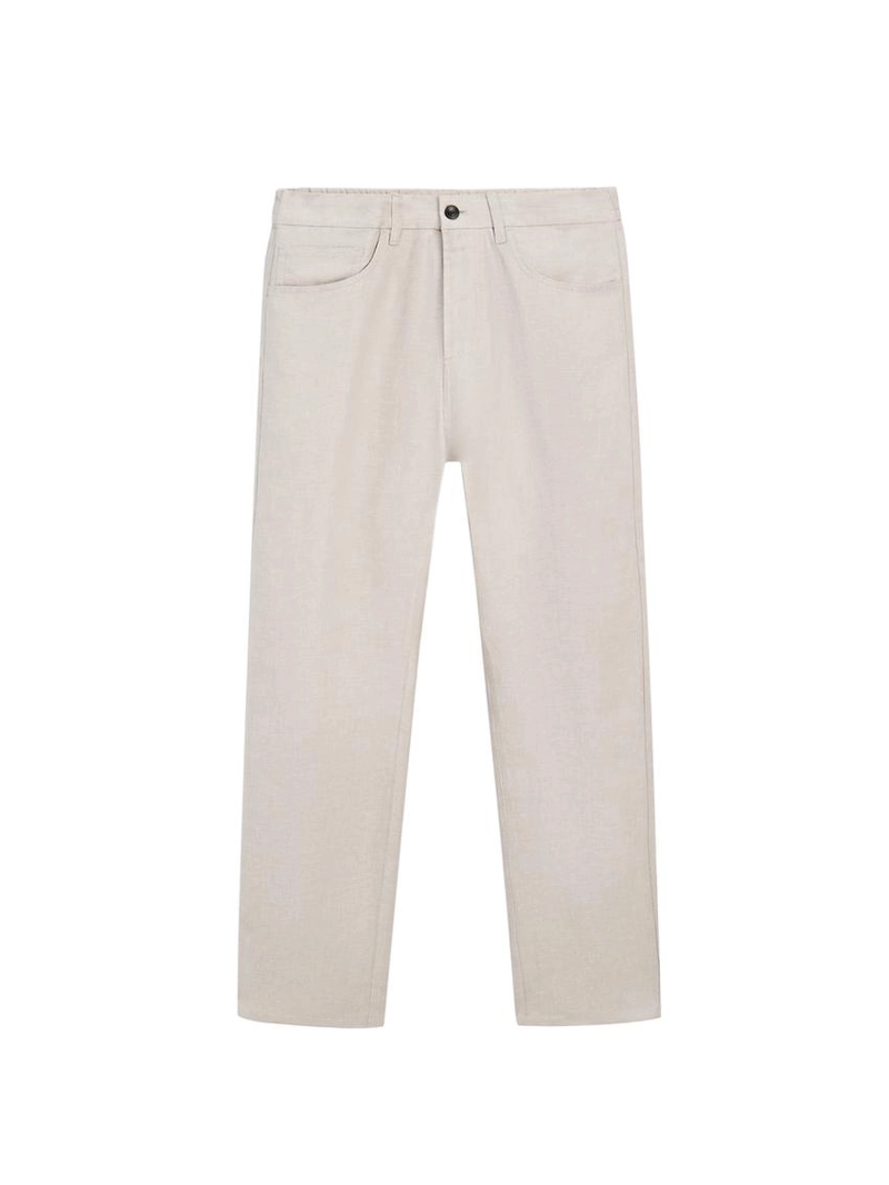 Льняные брюки полу-джоггеры