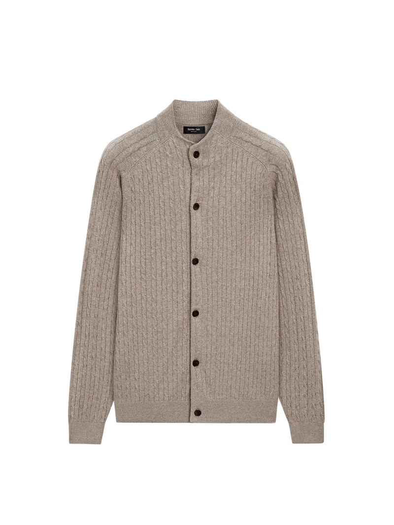 Кардиган из хлопкового микса с пуговицами