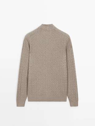 Кардиган из хлопкового микса с пуговицами- Заказать в России