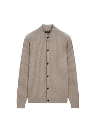 Кардиган из хлопкового микса с пуговицами- Заказать в России