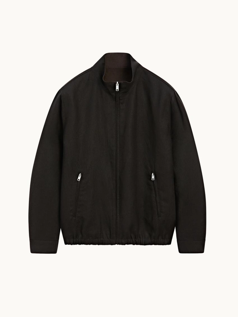 Поворотный льняной пиджак