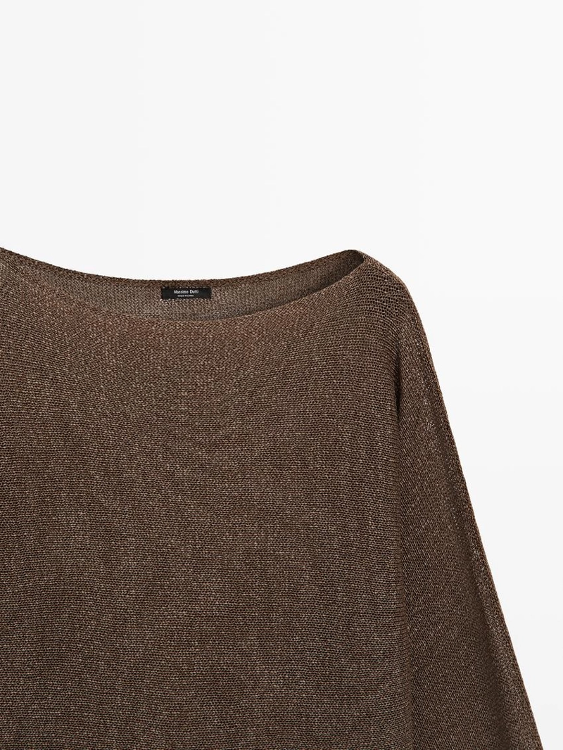 Джемпер из вязаного хлопкового микса