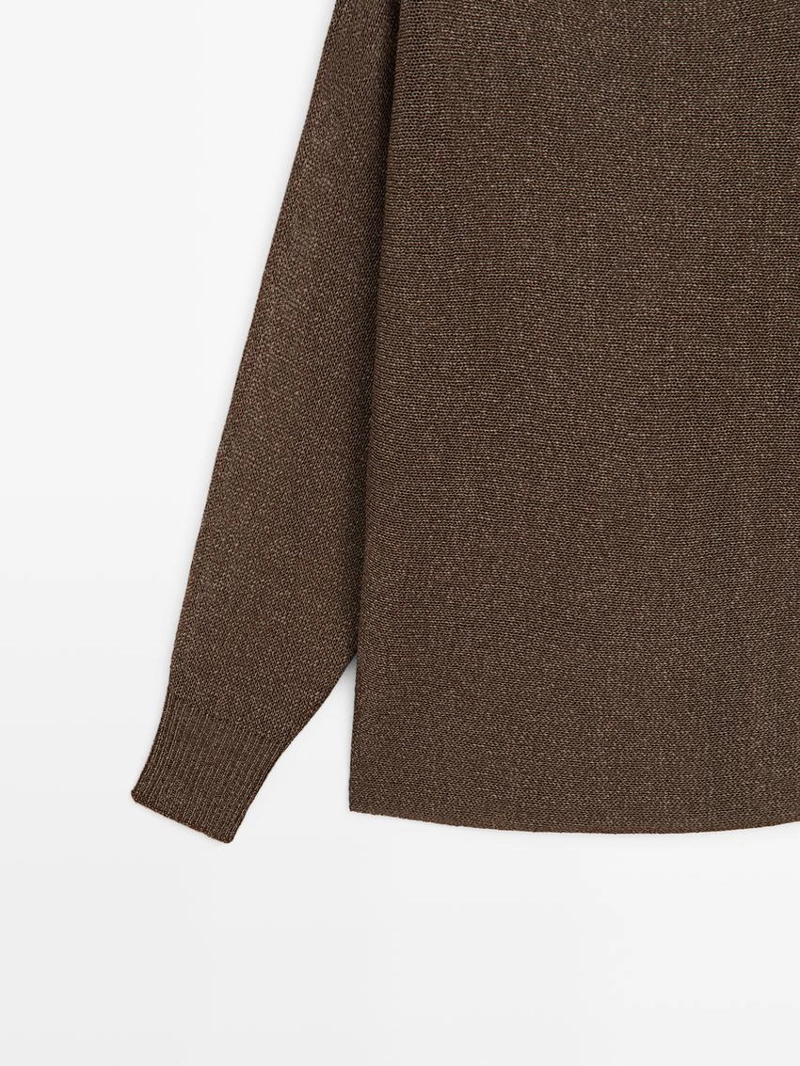 Джемпер из вязаного хлопкового микса