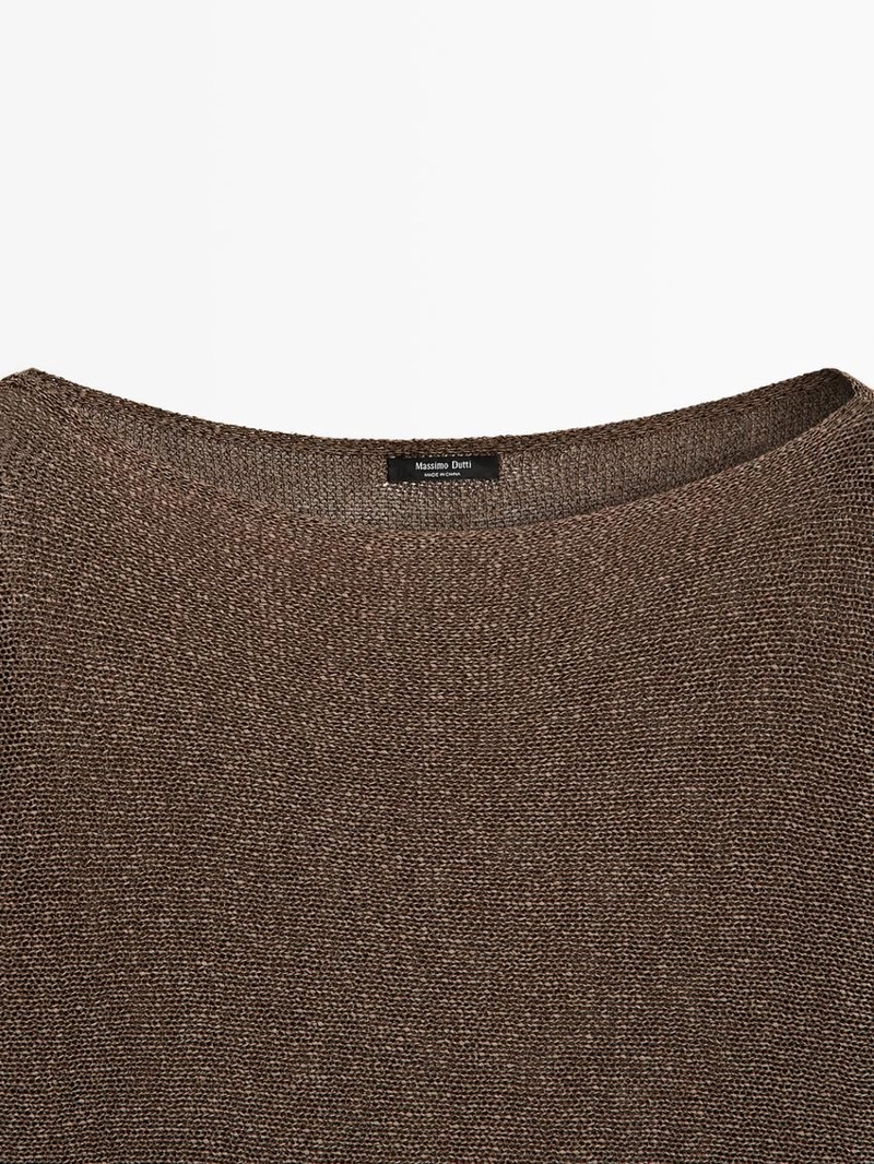 Джемпер из вязаного хлопкового микса