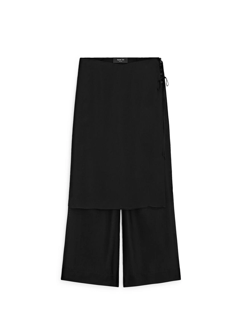 Юбка-шорты из 100% шелка