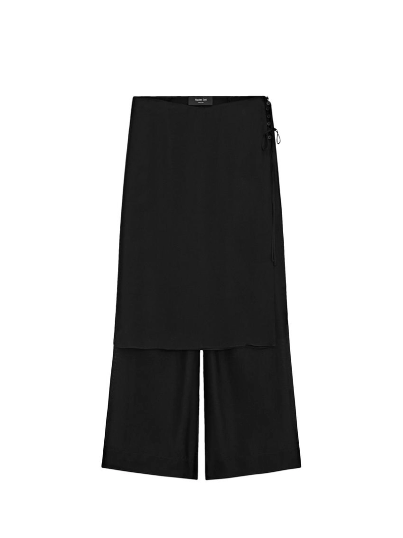 Юбка-шорты из 100% шелка