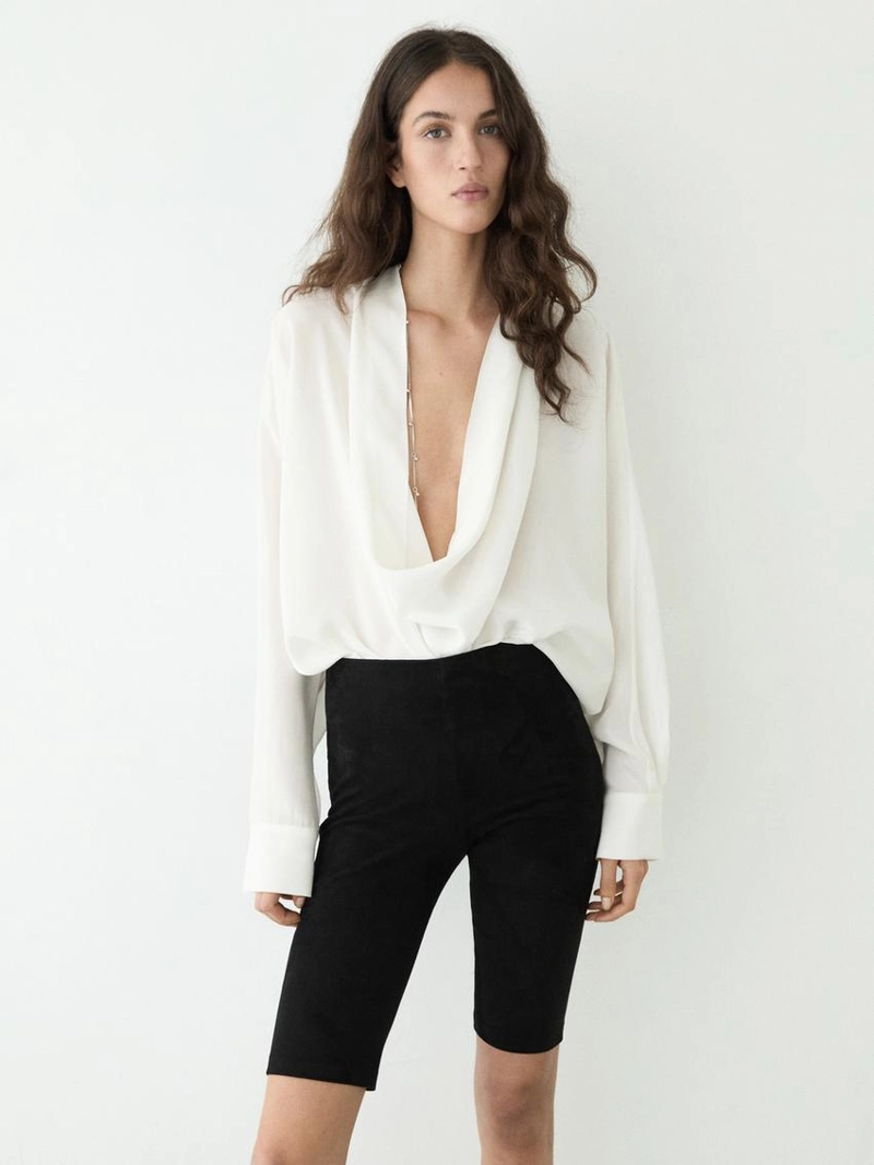 Велосипедки из замши