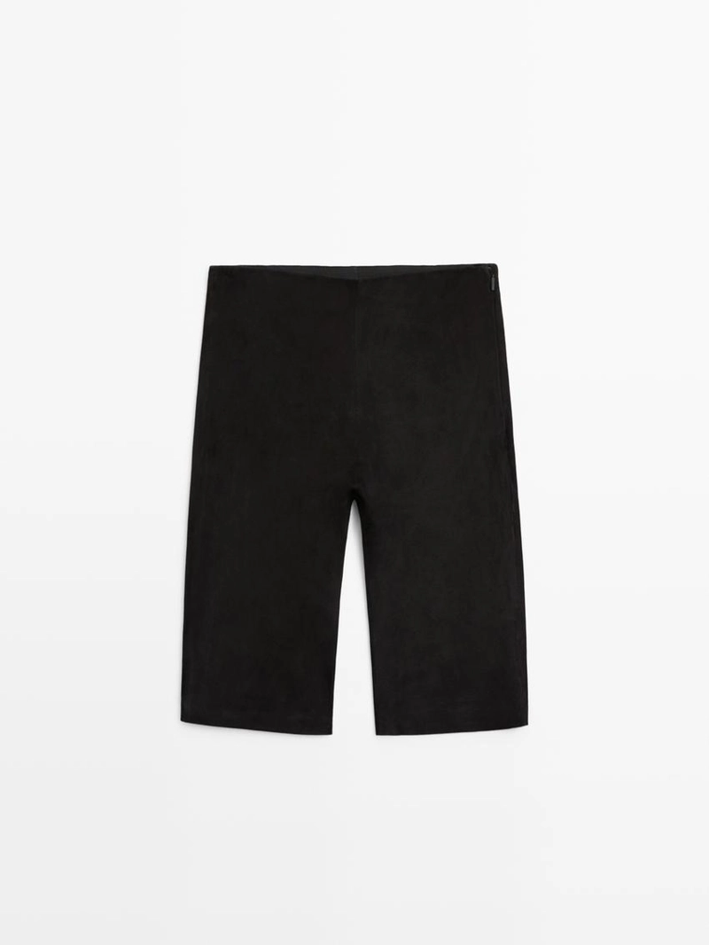 Велосипедки из замши