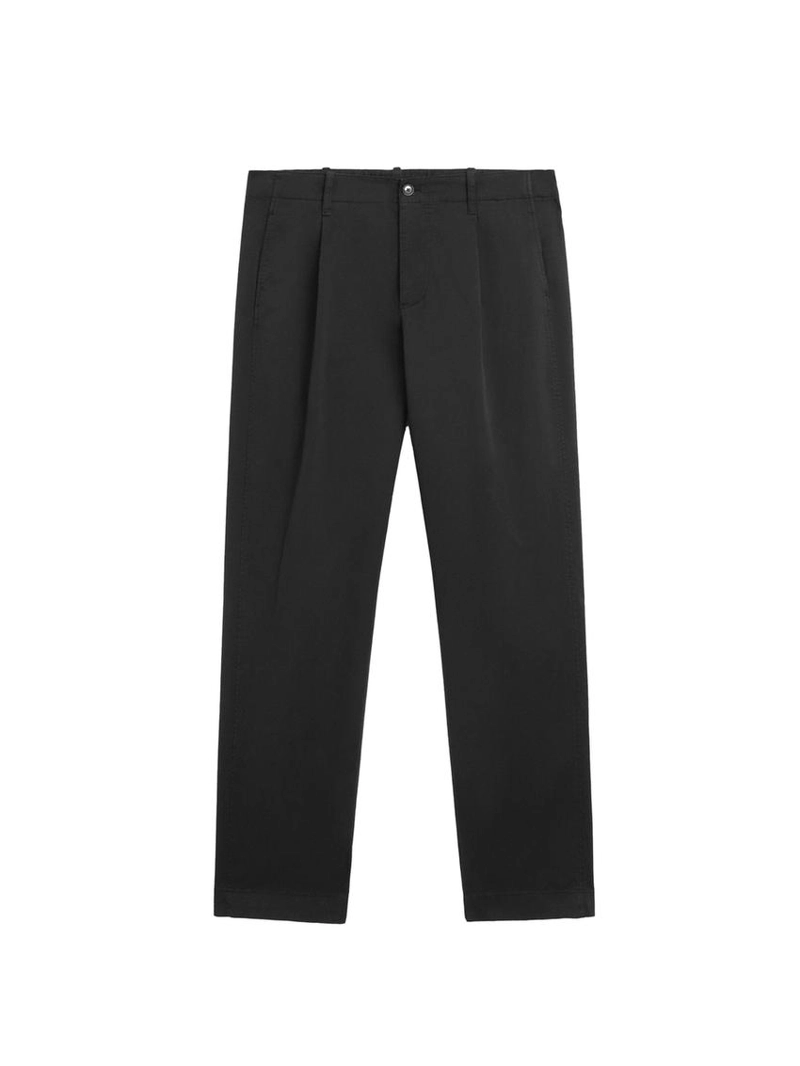 Хлопковые брюки модели barrel fit