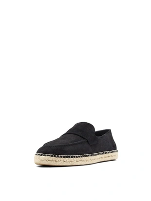 Эспадрильи из разделанной кожи с деталью монетки- Заказать в России