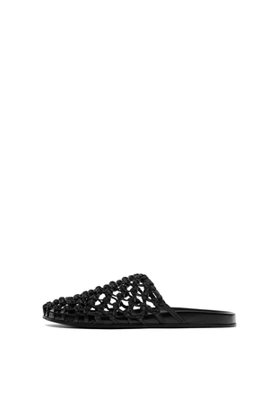 Клепаные кожаные сабо- Заказать в России