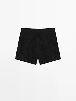 Шорты-бермуды из хлопкового трикотажа- Заказать в России