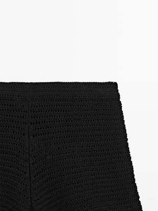 Шорты-бермуды из хлопкового трикотажа- Заказать в России