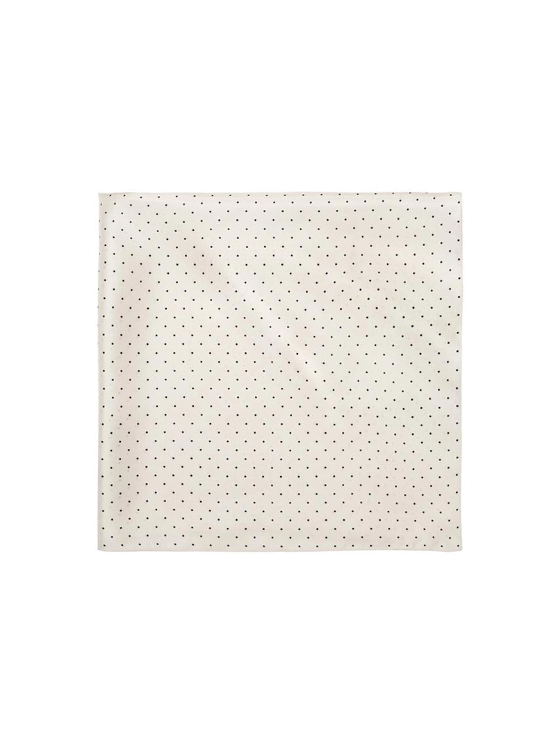 Палантин в горошек из 100% шелка