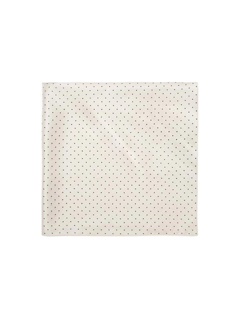 Палантин в горошек из 100% шелка