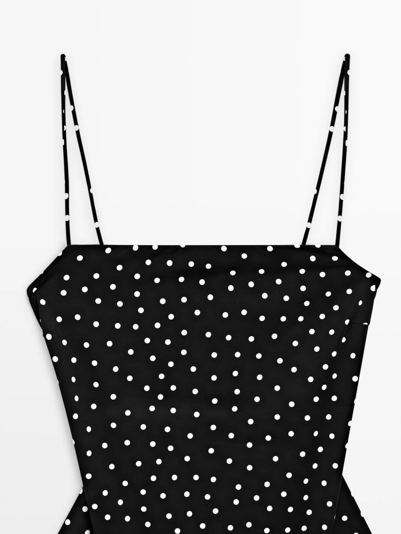 Купальник в горох massimo dutti