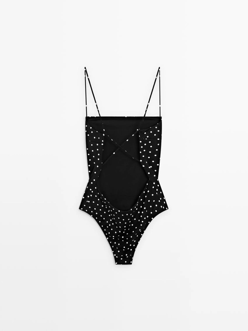 Купальник в горох massimo dutti