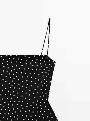 Купальник в горох massimo dutti- Заказать в России