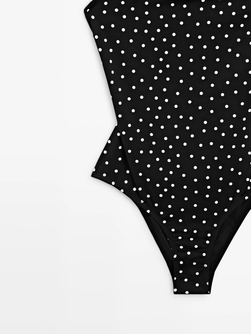 Купальник в горох massimo dutti