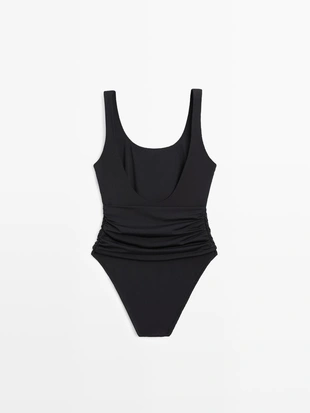 Купальник с деталями из страз- Заказать в России