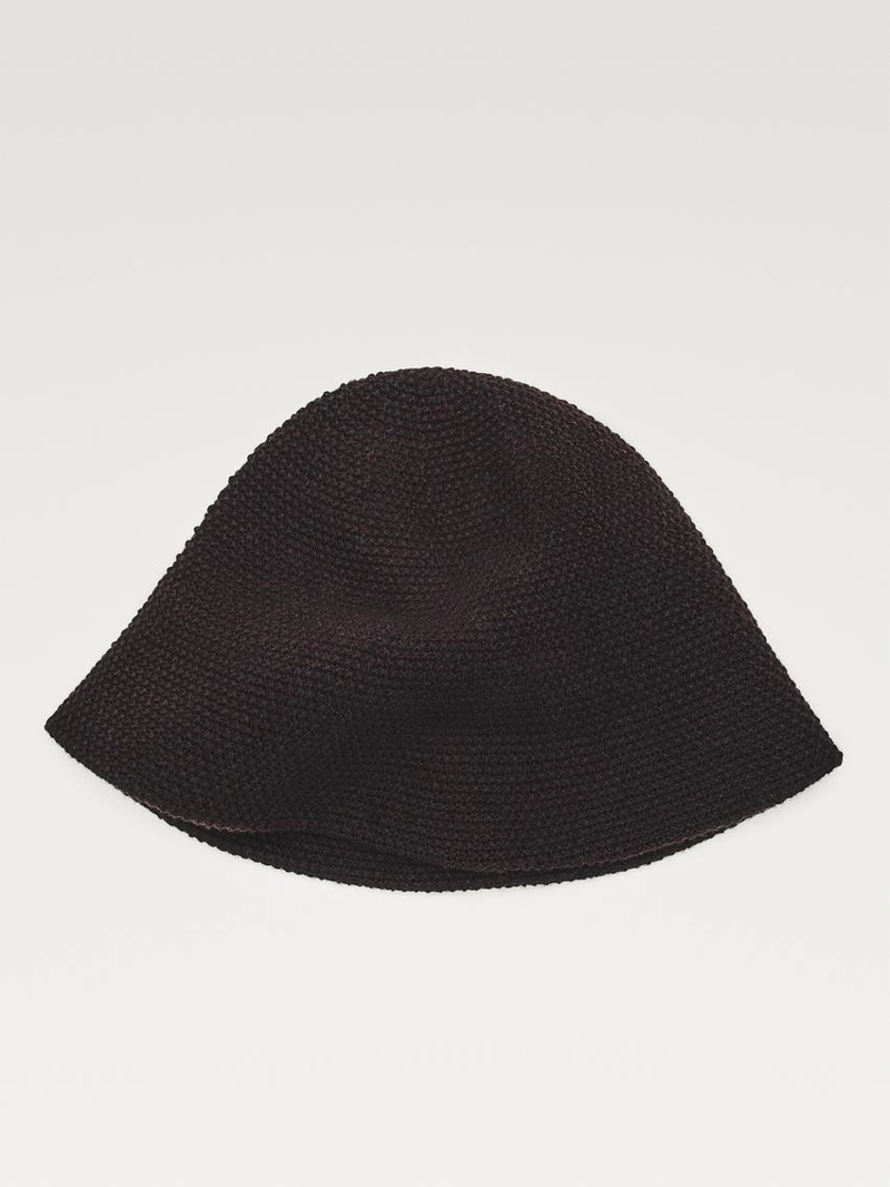 Шапка из вязаного шерстяного микса