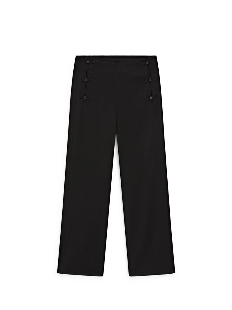 Брюки-капри с деталями на пуговицах