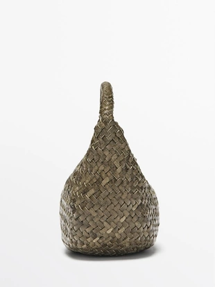 Сумка мини из пletёного натурального кожа nappa- Заказать в России