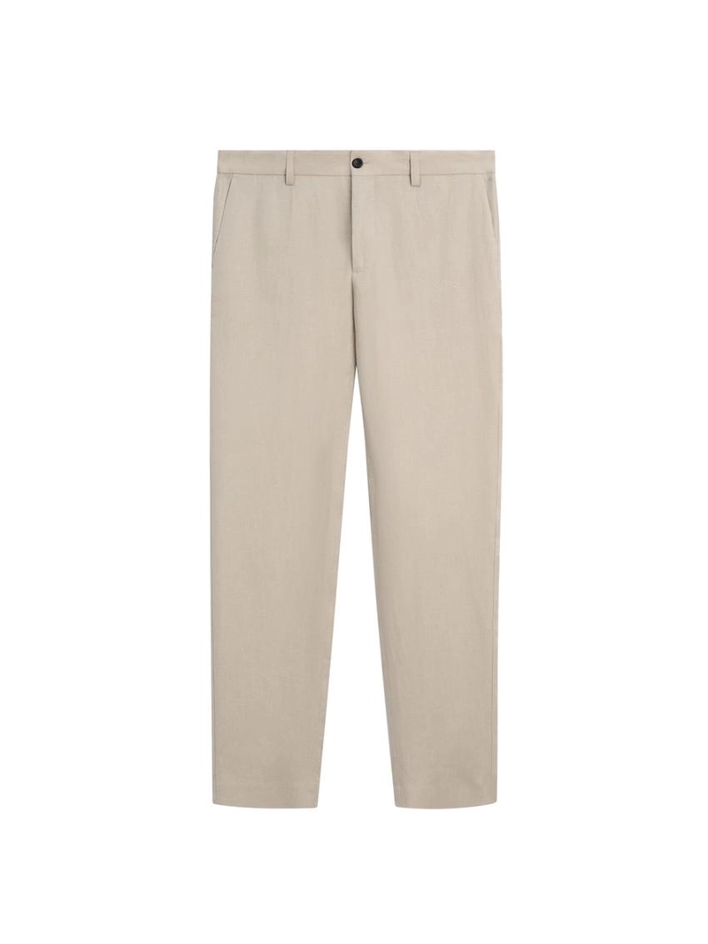 Брюки костюмные из льна