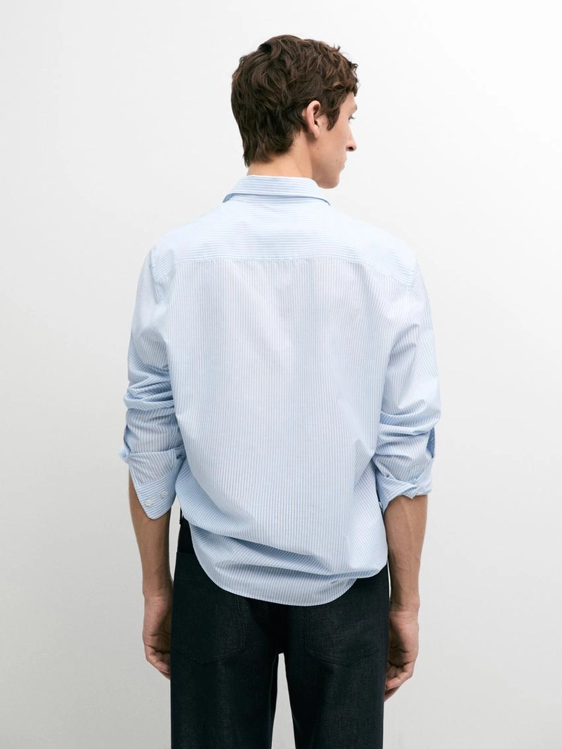 Рубашка в полоску из 100% хлопка