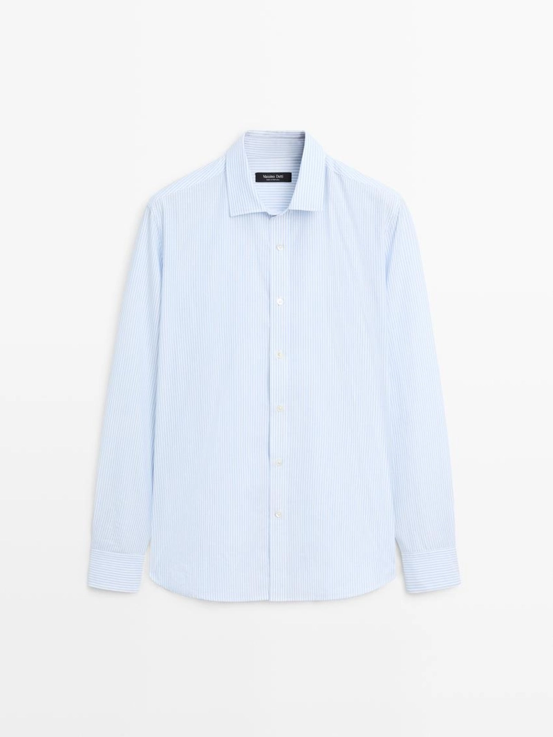 Рубашка в полоску из 100% хлопка