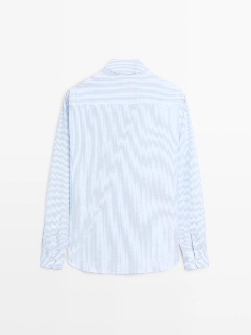 Рубашка в полоску из 100% хлопка