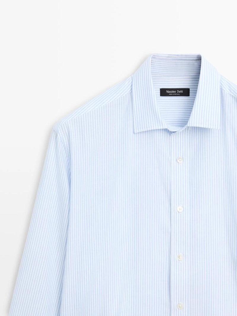 Рубашка в полоску из 100% хлопка