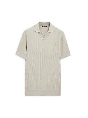 Поло с регулярной посадкой из хлопкового трикотажа- Заказать в России