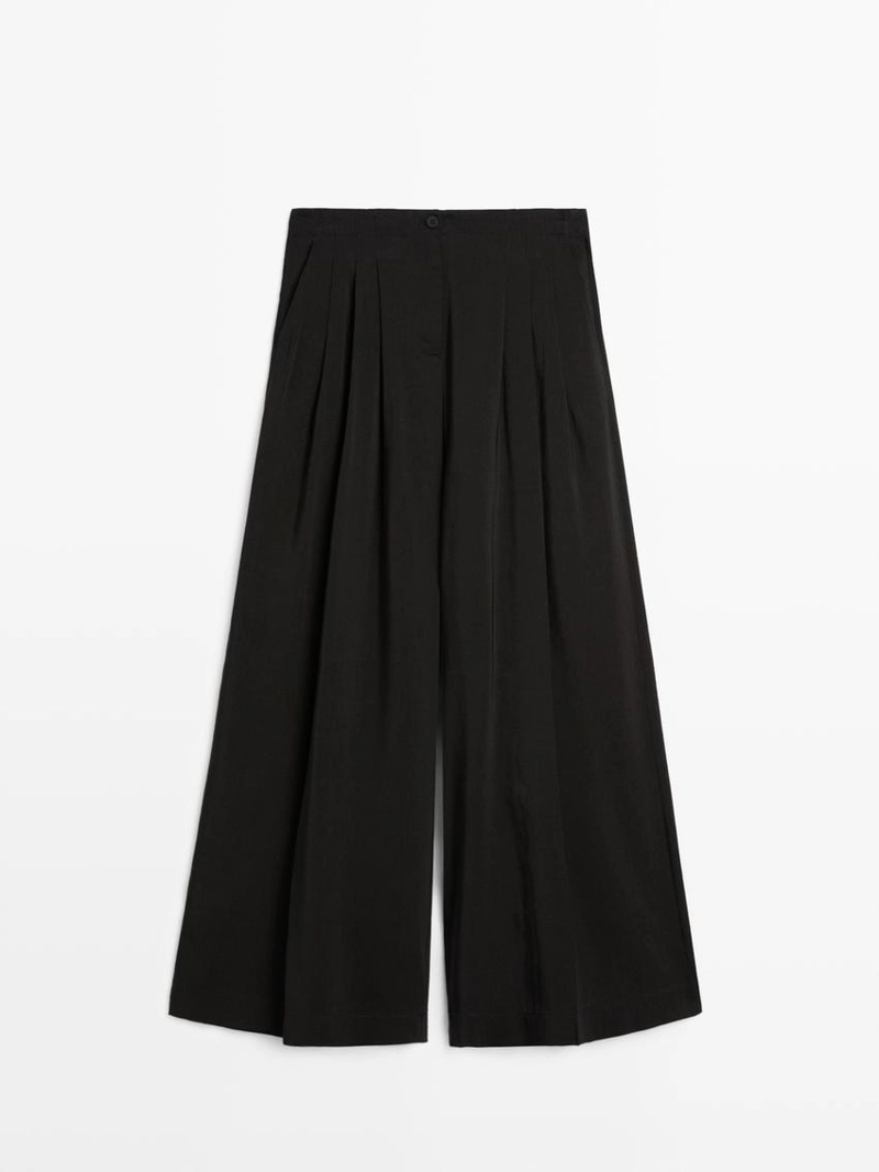 Брюки из льняной смеси