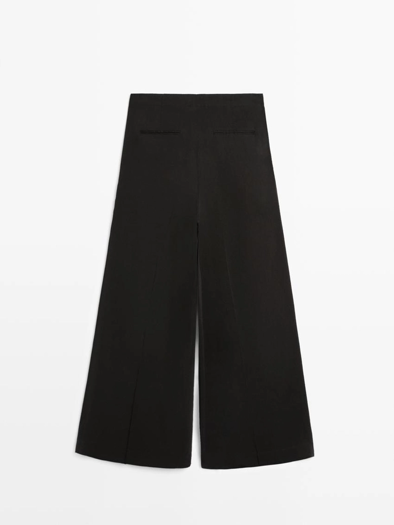 Брюки из льняной смеси