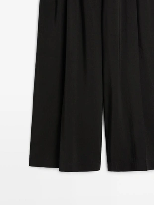 Брюки из льняной смеси- Заказать в России