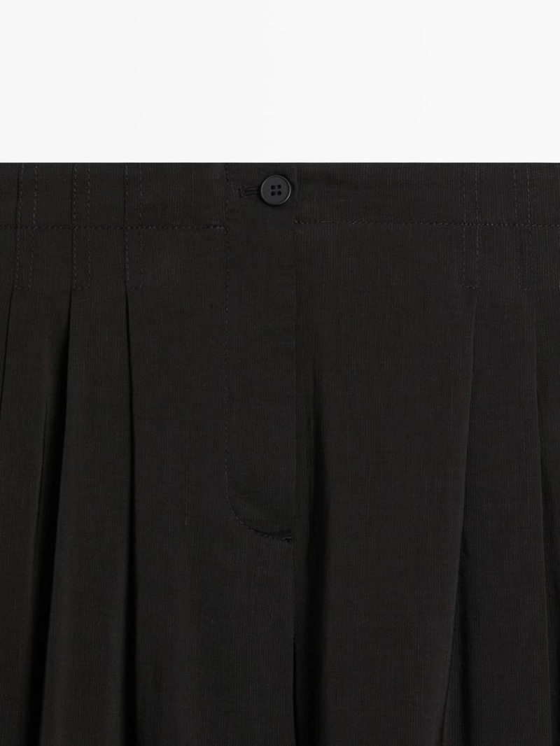 Брюки из льняной смеси