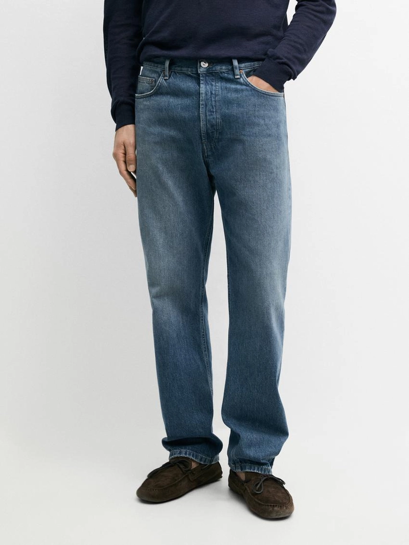 Джинсы прямого кроя