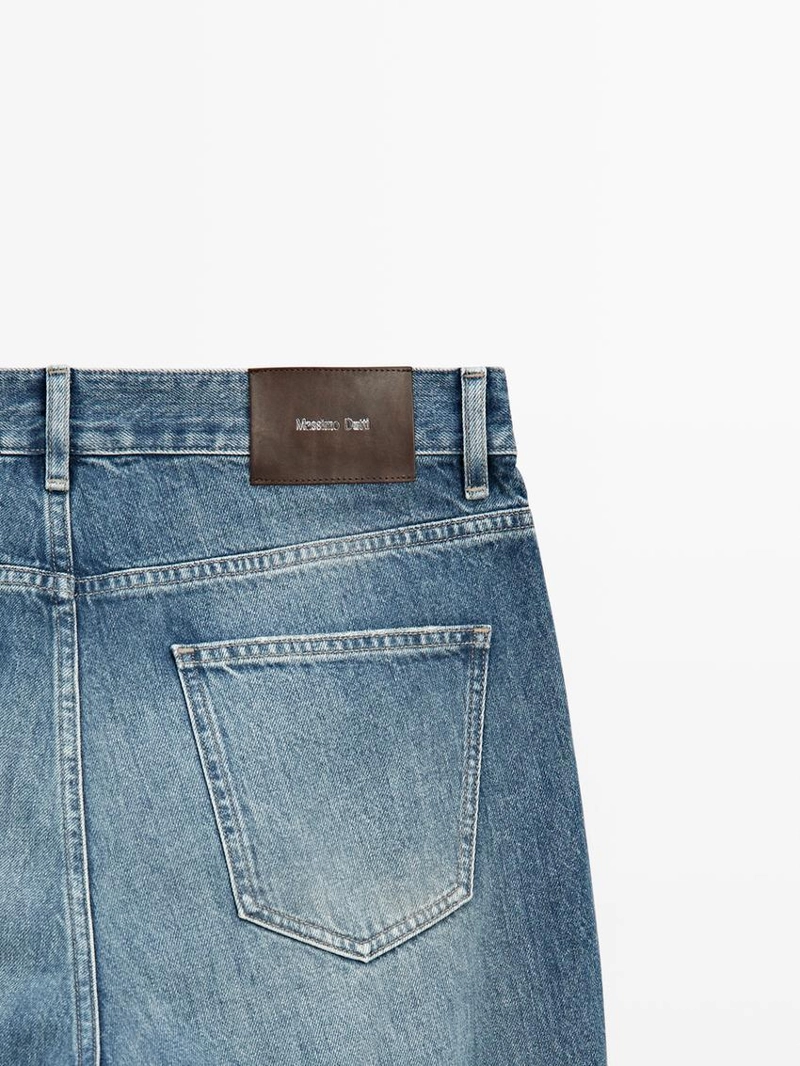 Джинсы прямого кроя