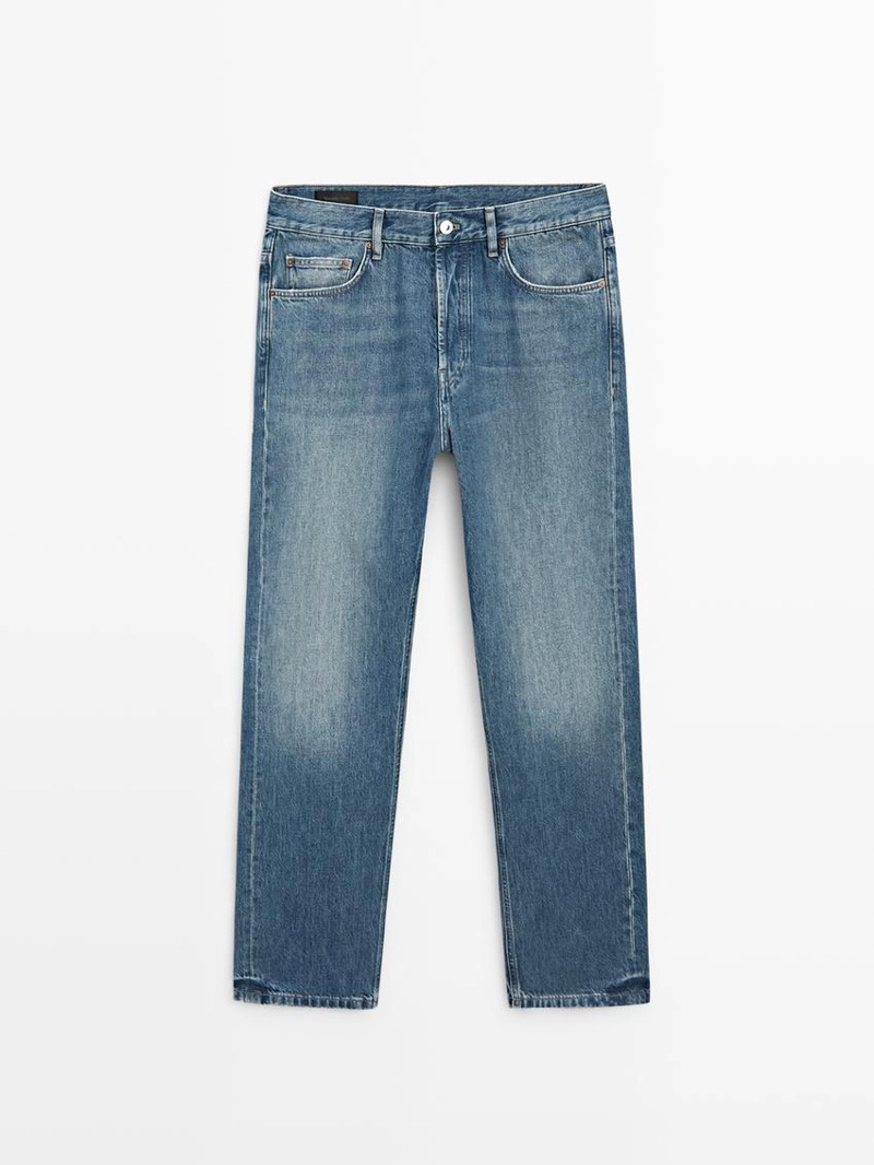 Джинсы прямого кроя