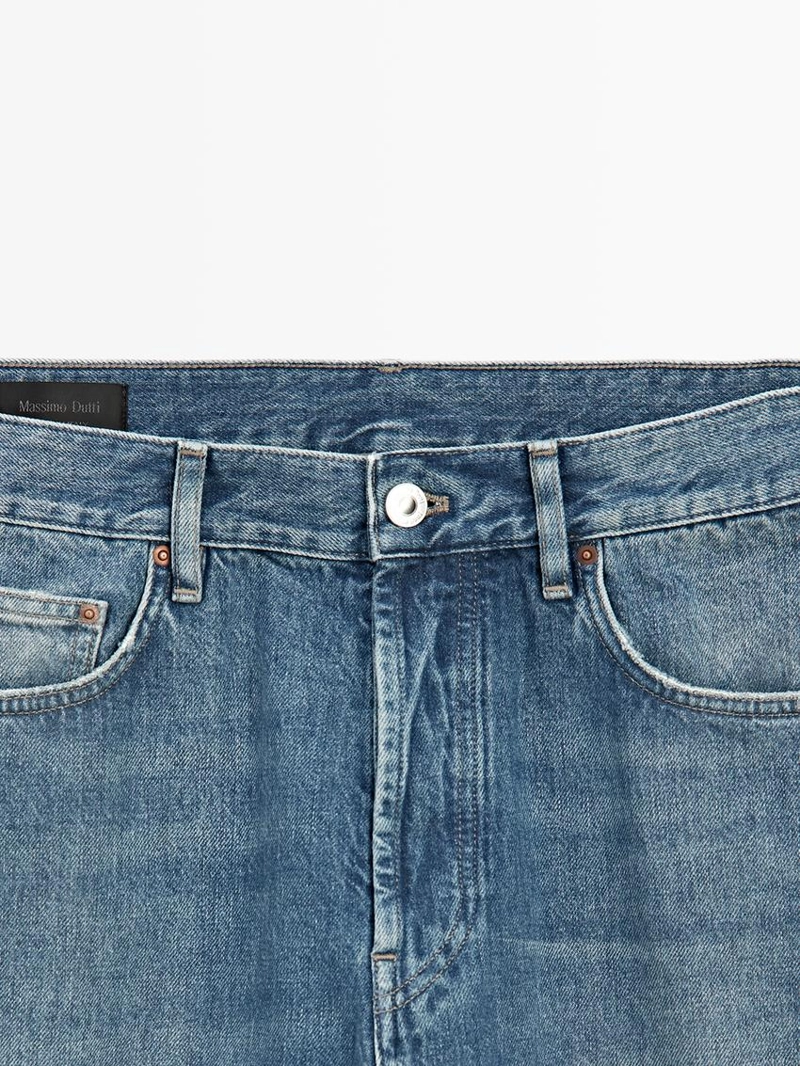 Джинсы прямого кроя