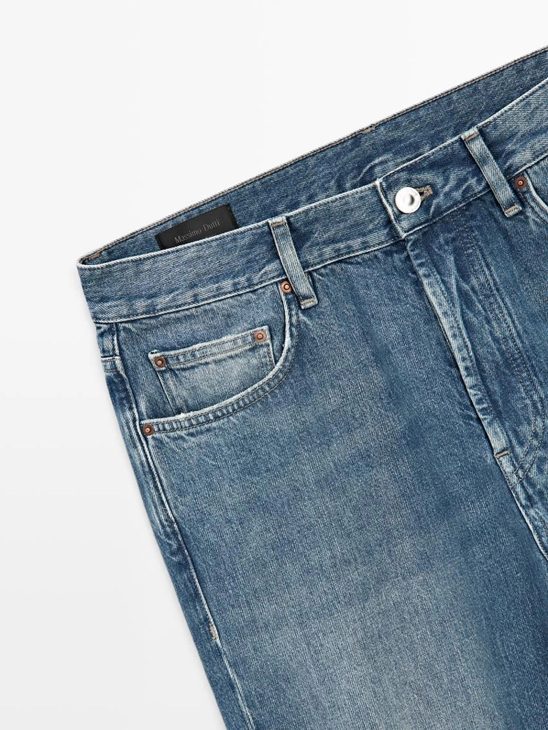 Джинсы прямого кроя