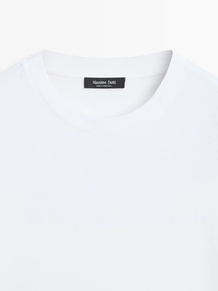 Футболка с коротким рукавом из 100% хлопка- Заказать в России