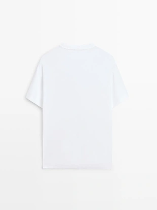 Футболка с коротким рукавом из 100% хлопка- Заказать в России