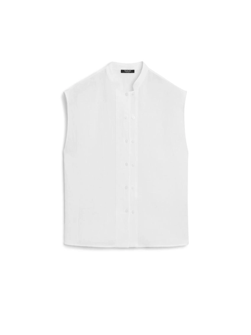 Рубашка из 100% льна с пуговицами