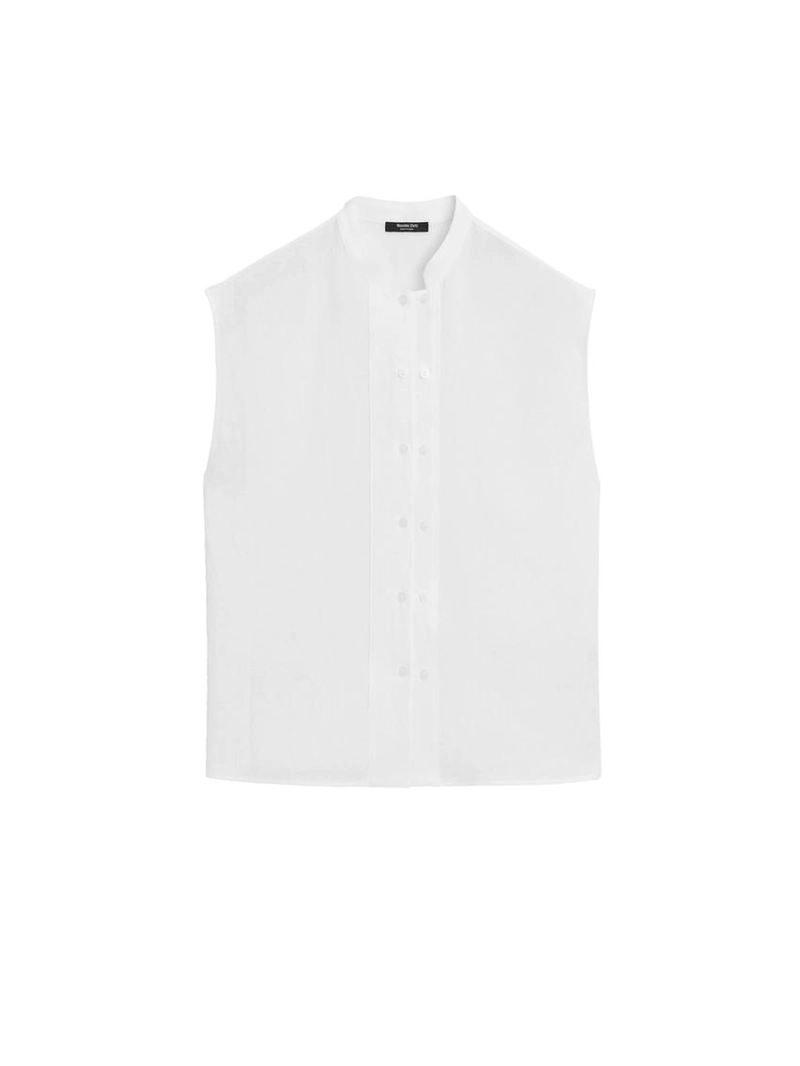 Рубашка из 100% льна с пуговицами