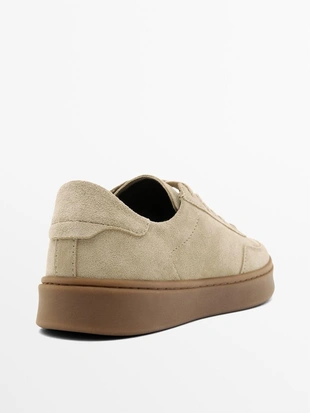 Кроссовки из разделанной замши- Заказать в России