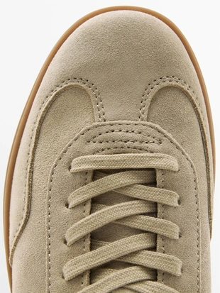 Кроссовки из разделанной замши- Заказать в России