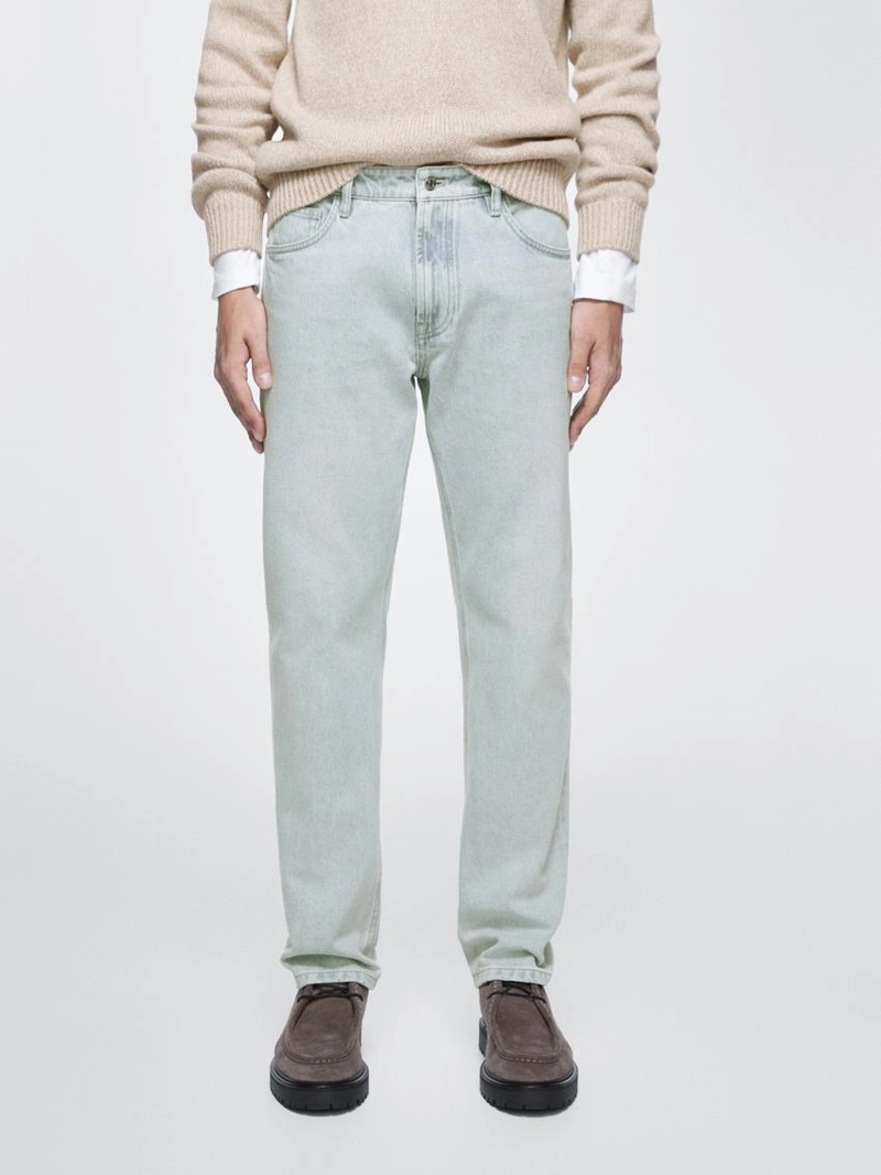 Джинсы с зауженным кроем